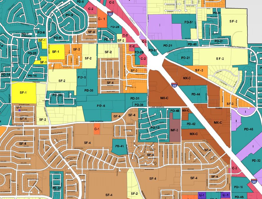 GIS Maps City of Corinth Texas